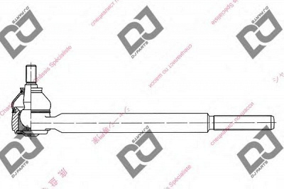 DJ PARTS de1133 -  Наконечник поперечной рулевой тяги